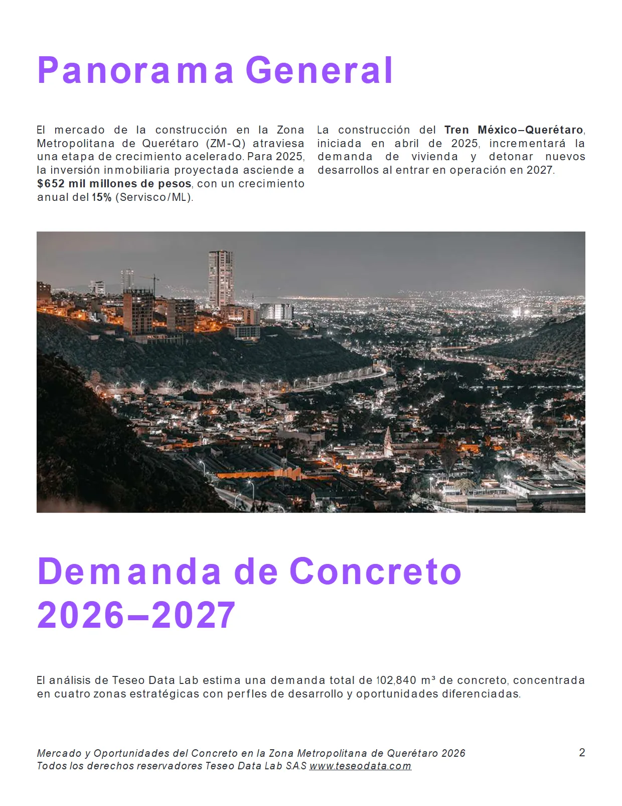 Mercado y Oportunidades del Concreto en Querétaro 2026 — página 2