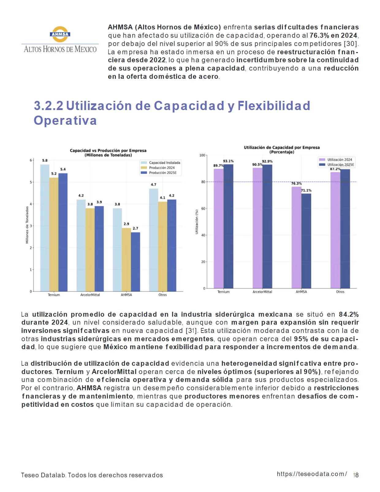 Análisis del Mercado del Acero en México 2025 — Proyecciones de Precios — página 18