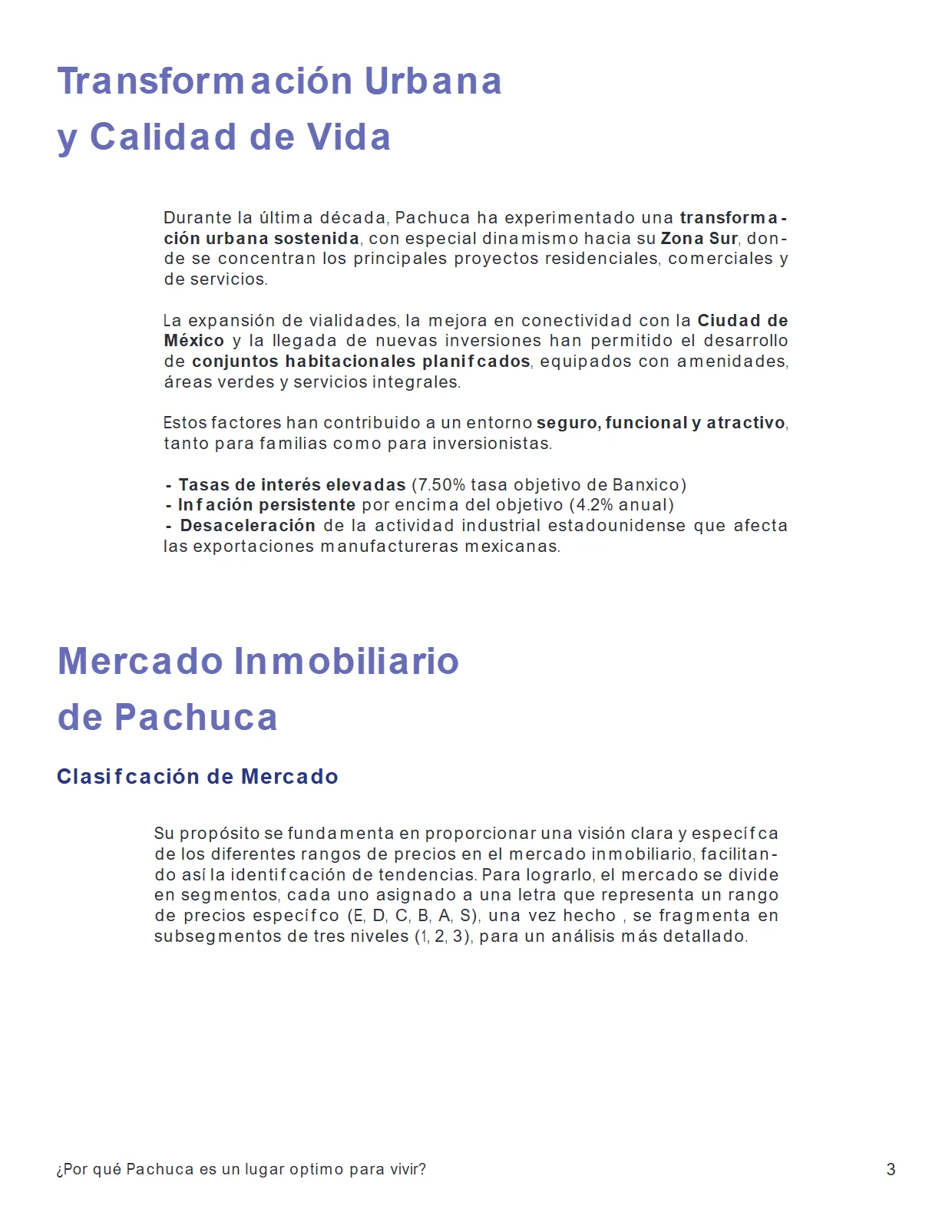 ¿Por qué Pachuca es un lugar óptimo para vivir? 2025 — página 3