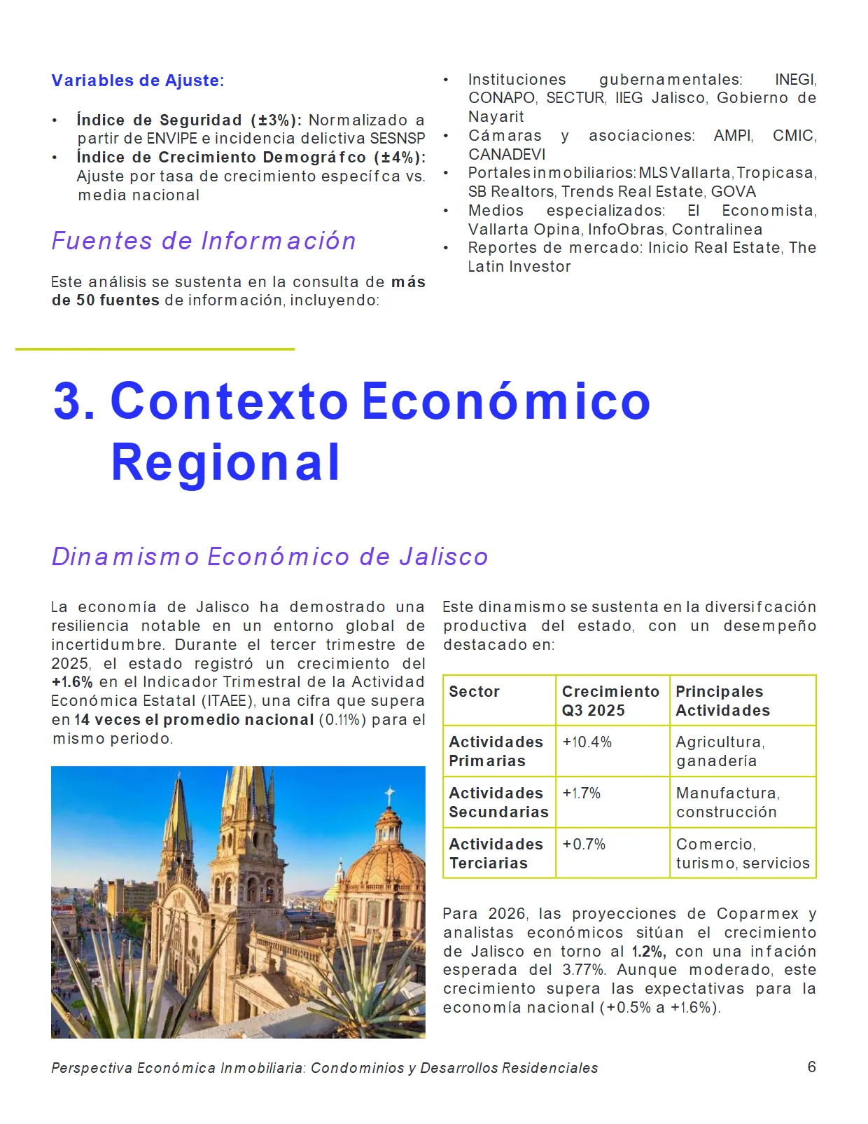 Perspectiva Económica Inmobiliaria: Condominios y Desarrollos Residenciales — página 6